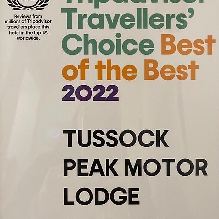 Tussock Peak Motor Lodge Hanmer Springs Exteriör bild